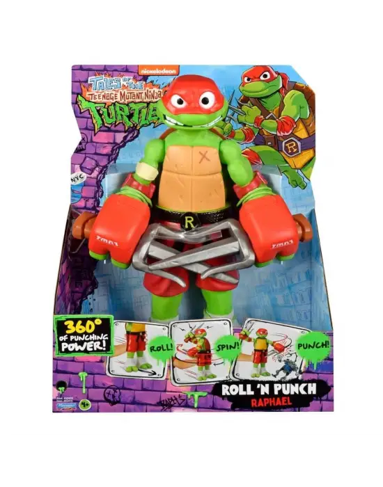 TU844000 TMNT  Roll N Punch Raphael 30 cm Figür - 83418