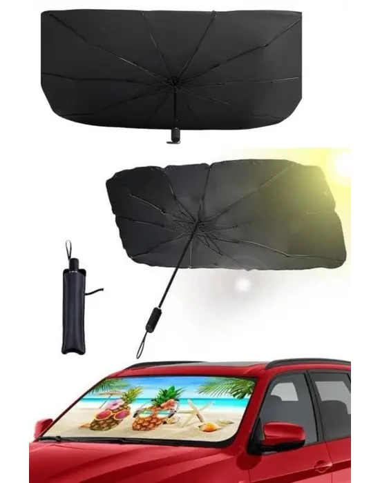 Tüm Araçlar İçin Şemsiye Güneşlik Ön Cama Uygun Özel Kaplama