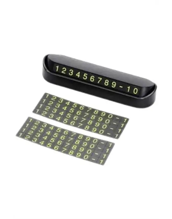 Tüm Araçlara Uyumlu Araç Içi Park Numaratör Oto Araç Numaratör