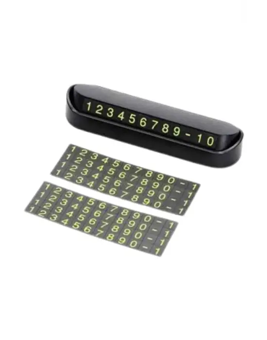 Tüm Araçlara Uyumlu Araç Içi Park Numaratör Oto Araç Numaratör