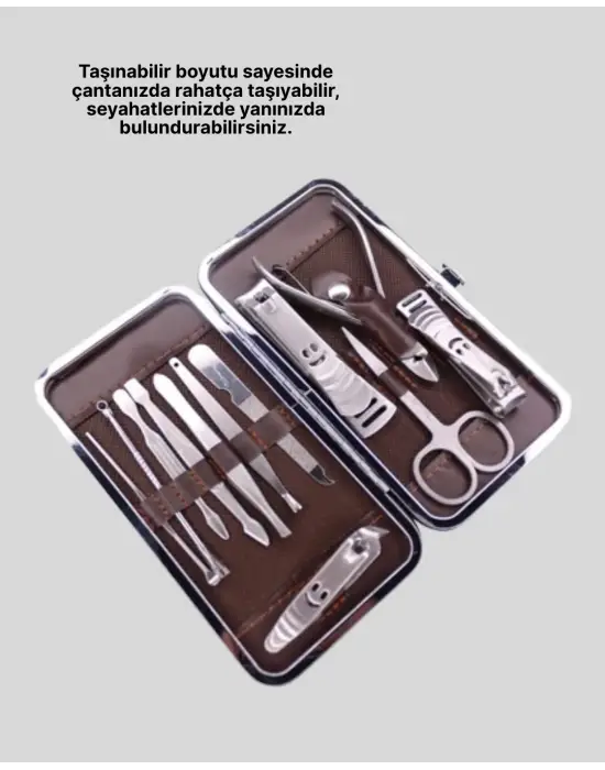 Tüm İhtiyaçlara Uygun Taşınabilir Manikür & Pedikür Seti