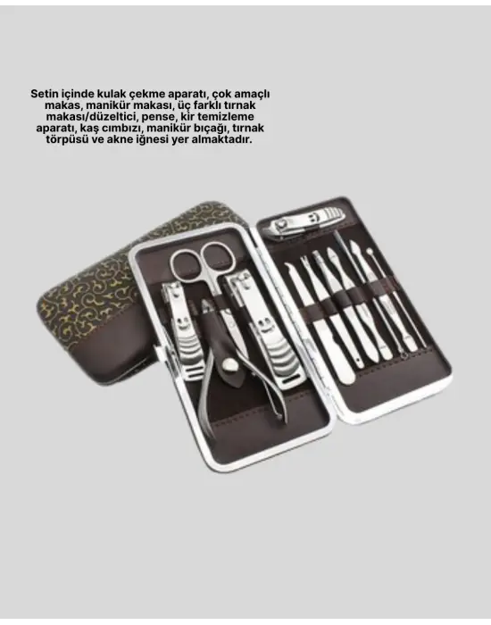 Tüm İhtiyaçlara Uygun Taşınabilir Manikür & Pedikür Seti