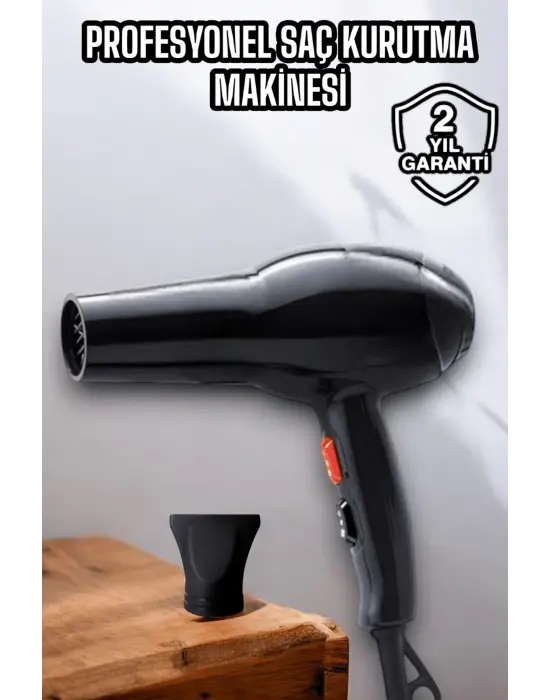 Tüm Saç Tiplerine Uygun, İki Kademeli Hız Ayarlı Fön Makinesi