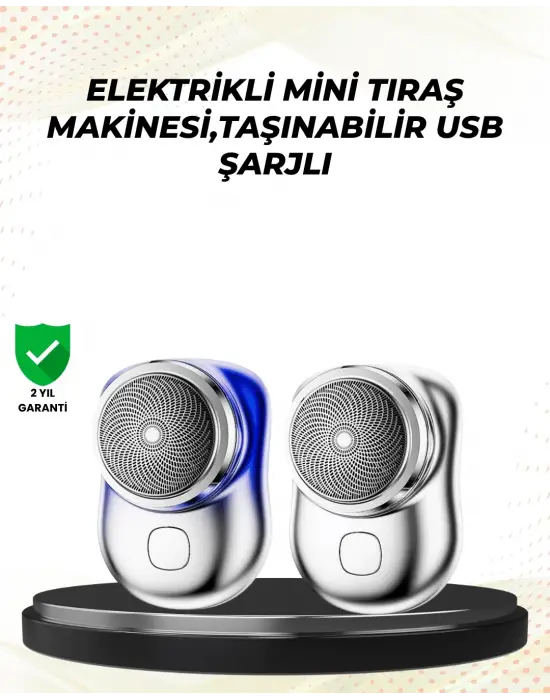 Tüm Vücut Bölgelerinde Kullanılabilen Küçük Boy Tıraş Cihazı