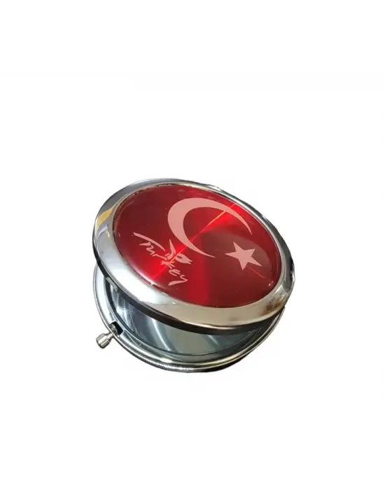 Türk Bayraklı El Aynası St00162