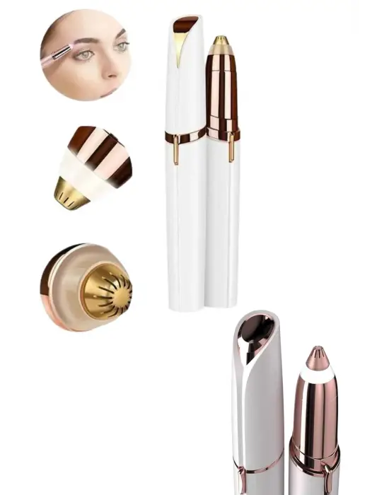 Tüy Kıl Alma Kaş Bıyık Unisex Yüz Bakım Epilasyon Aleti Pilli