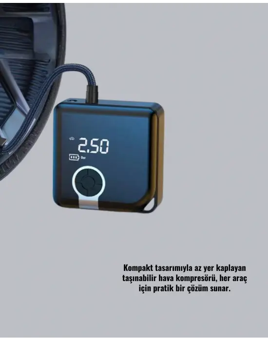 Type-c Şarj Girişli Taşınabilir Elektrikli Hava Pompası