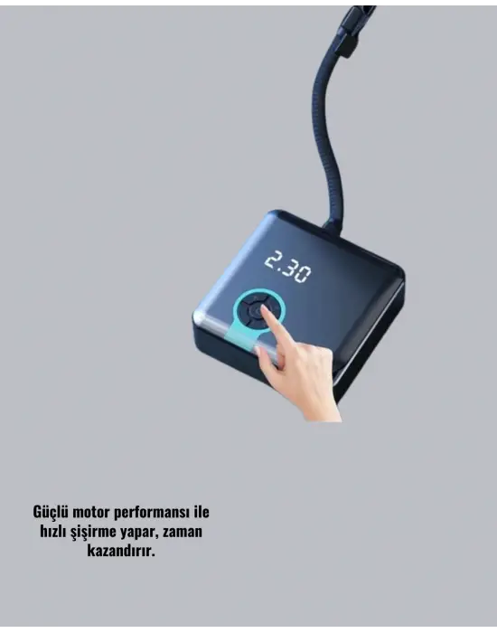 Type-c Şarj Girişli Taşınabilir Elektrikli Hava Pompası