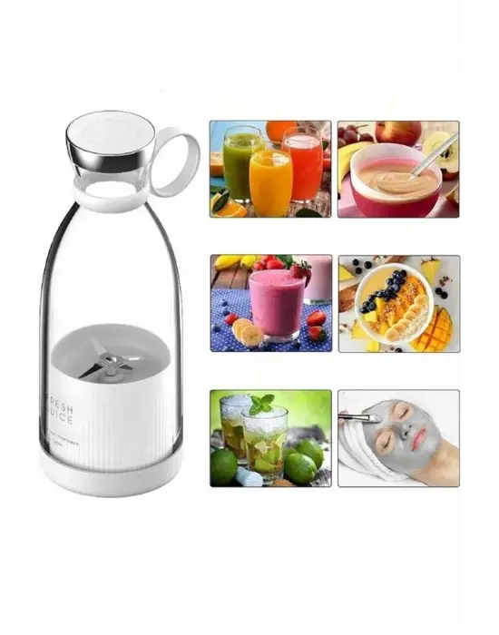 U Geçirmez Kablosuz Şarjlı Dayanıklı Taşınabilir Mini Blender