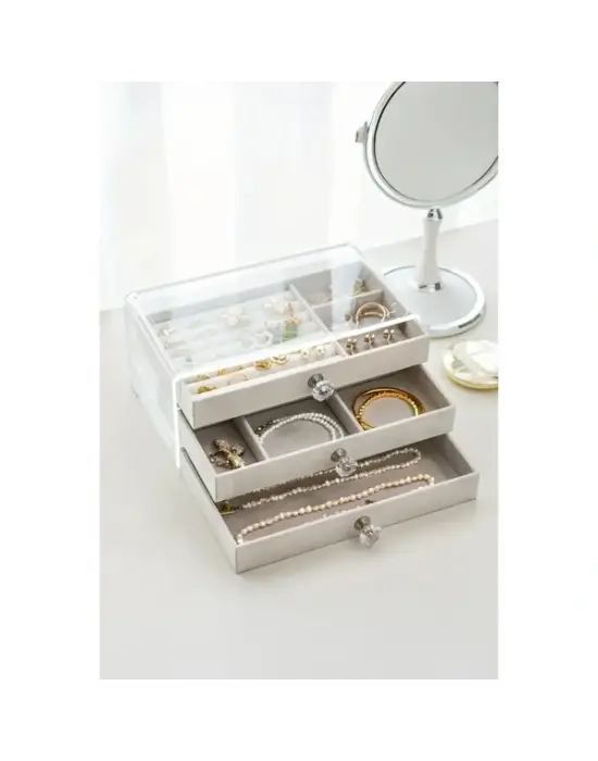 Üç Katlı Takı Organizeri