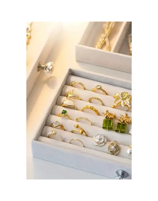 Üç Katlı Takı Organizeri