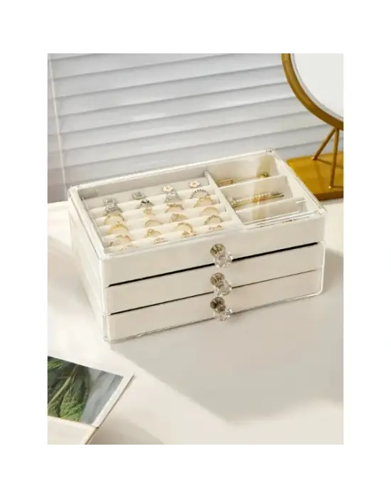 Üç Katlı Takı Organizeri