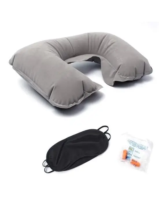 Omarı Konforlu Seyahat İçin Şişme Yastık Seti