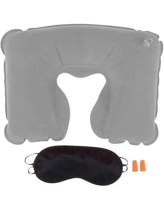 Omarı Konforlu Seyahat İçin Şişme Yastık Seti