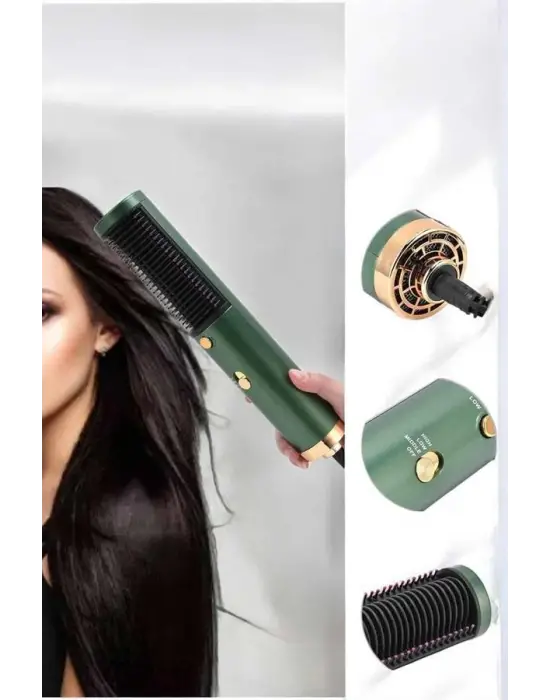 Üflemeli Fön Tarak Düzleştirici Seramik Kaplama Elektriklenme Karşıtı