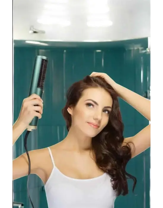 Üflemeli Fön Tarak Düzleştirici Seramik Kaplama Elektriklenme Karşıtı