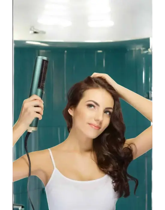 Üflemeli Fön Tarak Düzleştirici Seramik Kaplama Elektriklenme Karşıtı