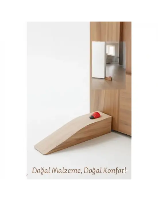 Uğur Böcekli Ahşap Kapı Tutucu – Kapı Stoperi Kaymaz, Dekoratif, Dayanıklı, Sessiz Çözüm 71