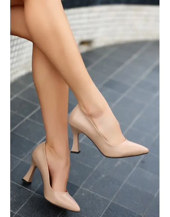 Modern Nude Stiletto Ayakkabı
