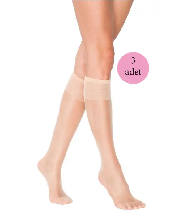 Omarı Ince Mat Pantolon Çorabı 3lü Set