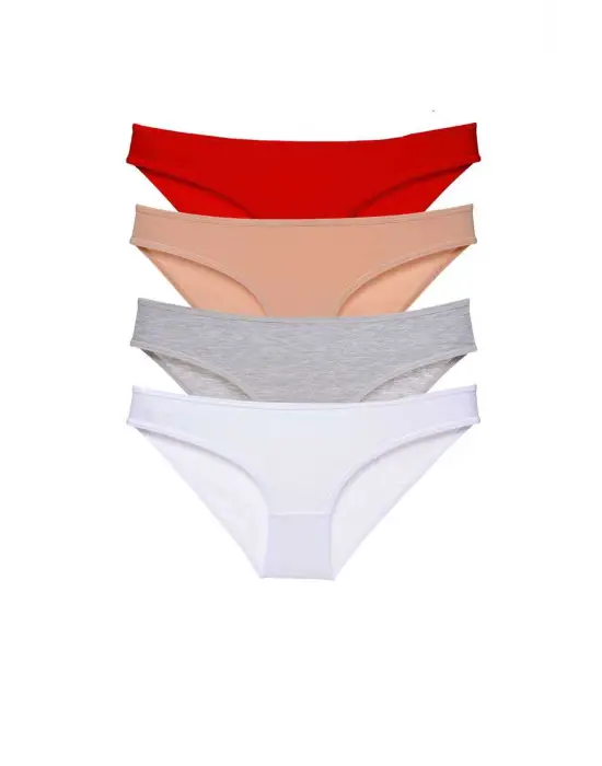 Omarı Likralı Kadın Slip Külot Seti