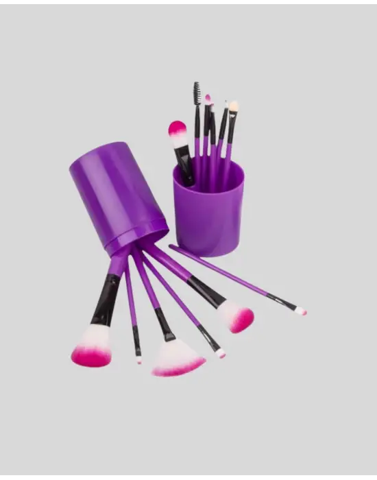 Ultra Yumuşak 12’li Makyaj Fırça Seti – Dökülme Yapmaz, Dalin Şampuan İle Temizlenebilir