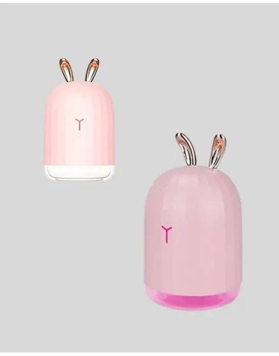 Ultrasonik Hava Nemlendirici 200 Ml Aroma Difüzör Led Işıklı Sessiz