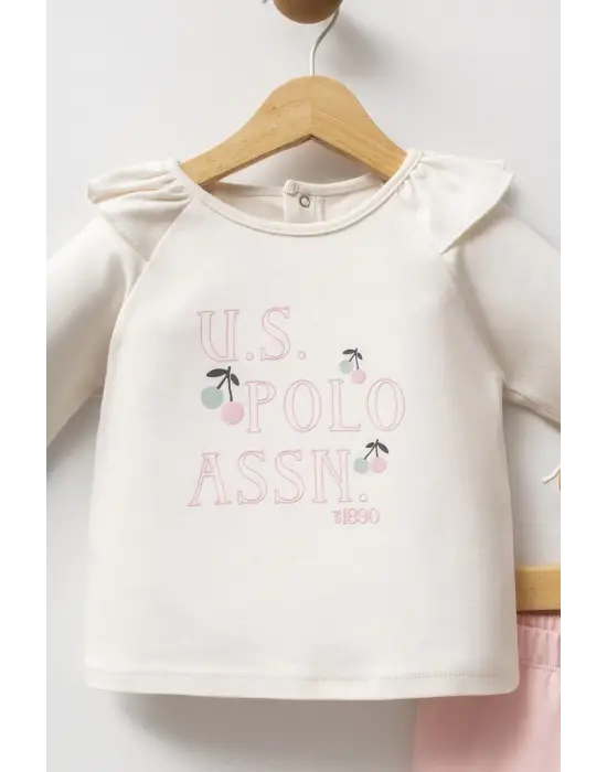 U.S. Polo Assn 2 li Takım USB2749 Ekru