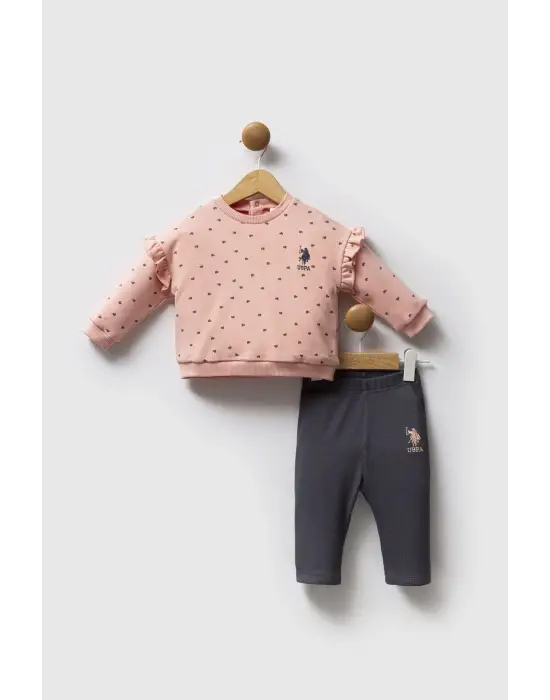 U.S. Polo Assn 2 li Takım USB2762 Somon