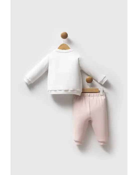 U.S. Polo Assn 2 li Takım USB2769 Beyaz-Pudra