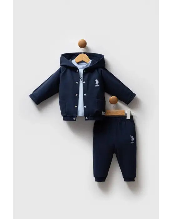 U.S. Polo Assn 3lü Takım USB2542 Lacivert