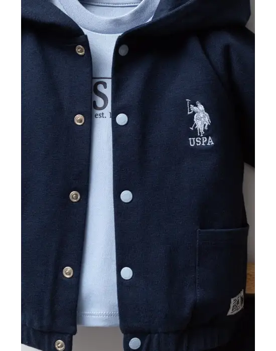 U.S. Polo Assn 3lü Takım USB2542 Lacivert