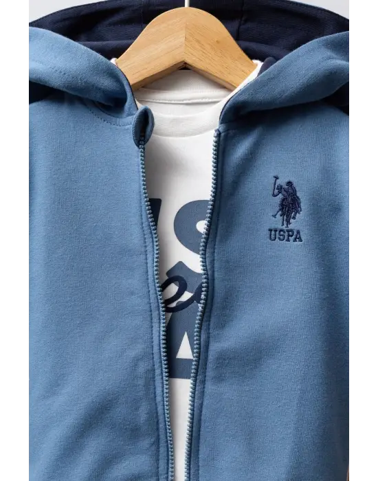 U.S. Polo Assn 3lü Takım USB2558 Mavi