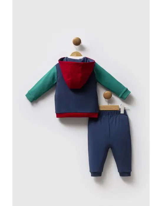 U.S. Polo Assn 3lü Takım USB2574 İndigo Yeşil