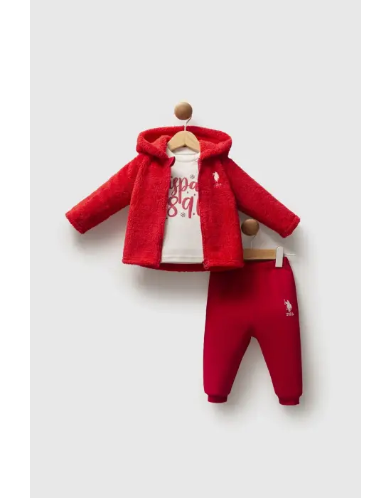 U.s. Polo Assn 3lü Takım Usb2732 Kırmızı