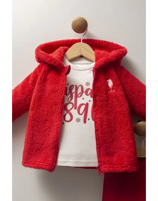 U.S. Polo Assn 3lü Takım USB2732 Kırmızı