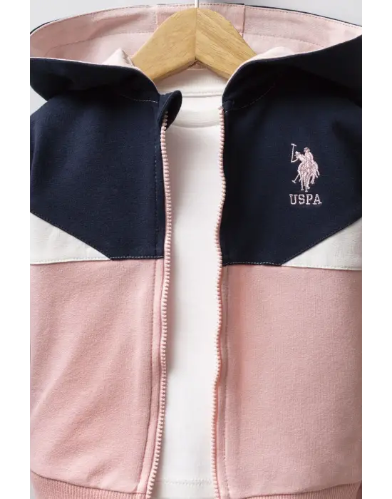 U.S. Polo Assn 3lü Takım USB2758 Açık Pembe