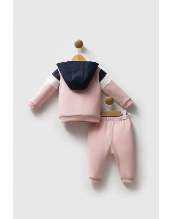 U.S. Polo Assn 3lü Takım USB2758 Açık Pembe