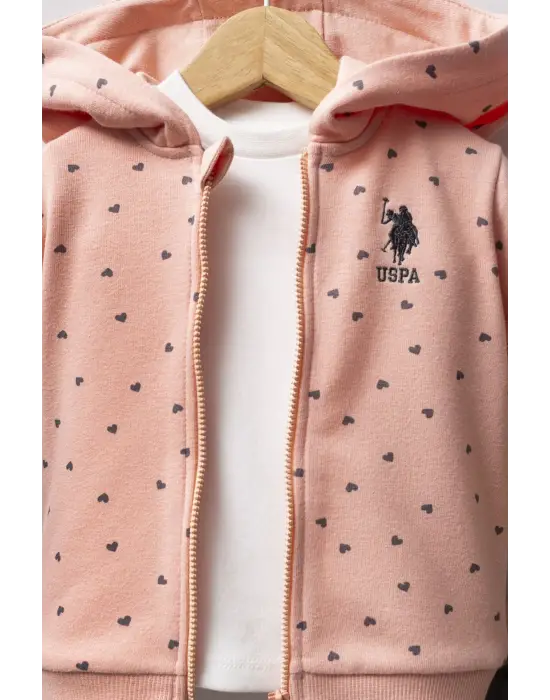 U.S. Polo Assn 3lü Takım USB2766 Somon