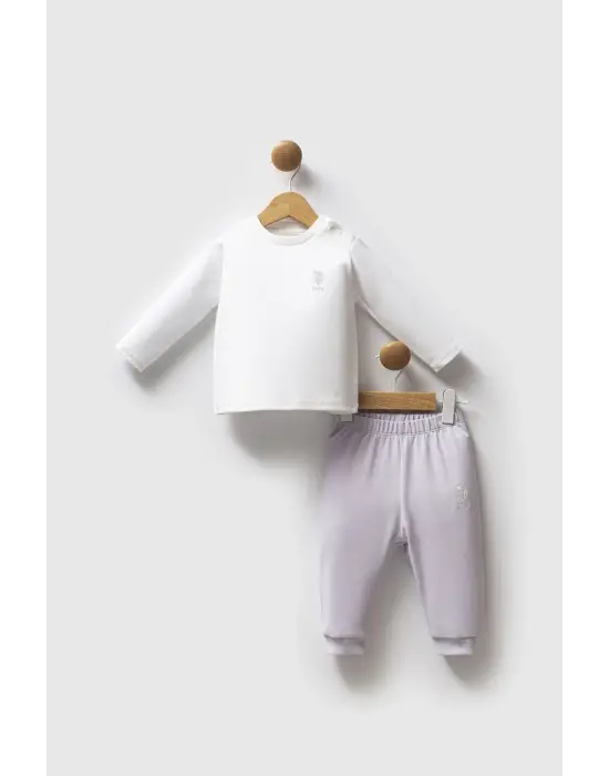 U.S. Polo Assn 3lü Takım USB2771 Lila