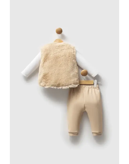 U.s. Polo Assn 3lü Takım Usb2779 Bej