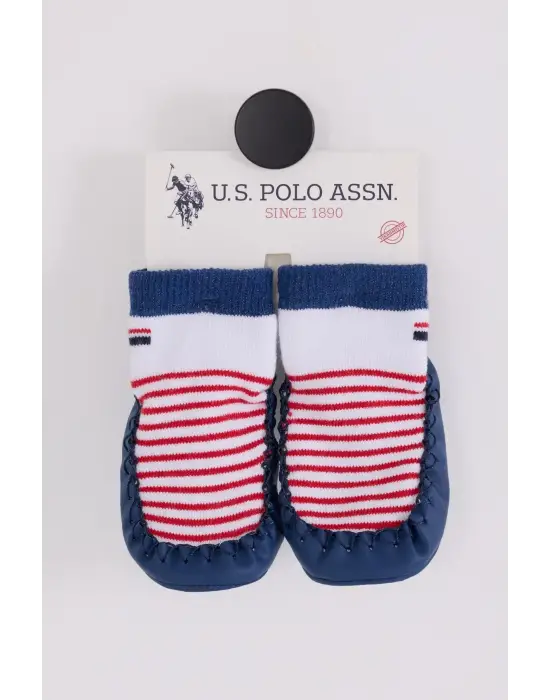 U.s. Polo Assn Çarık Çorap Usb2600 Beyaz-lacivert
