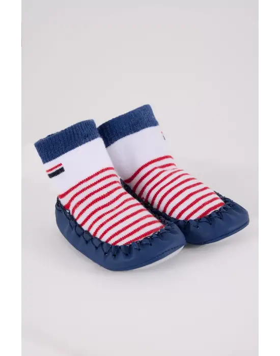 U.s. Polo Assn Çarık Çorap Usb2600 Beyaz-lacivert