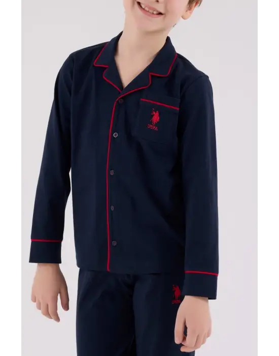 U.S. Polo Assn Gömlek Pijama US2234-4 Lacivert