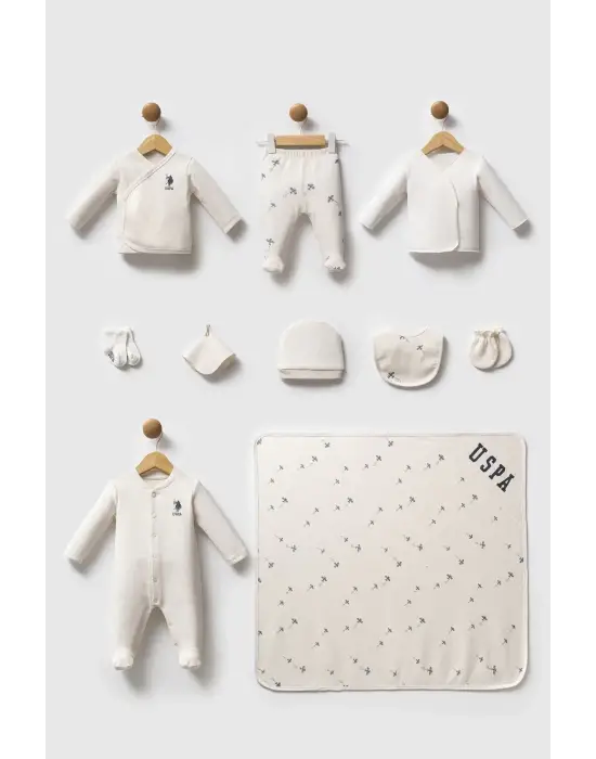 U.s. Polo Assn Hastane Cıkısı 10’lu Set Usb2602 Ekru