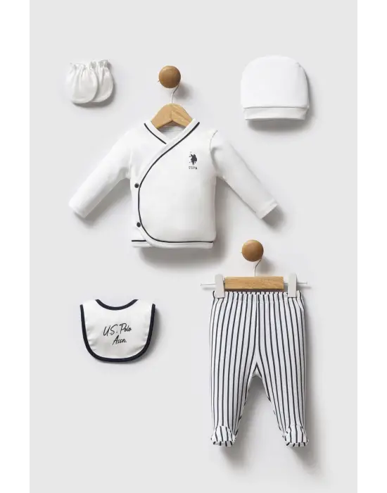 U.S. Polo Assn Hastane Çıkışı 5’li set USB2621 Beyaz