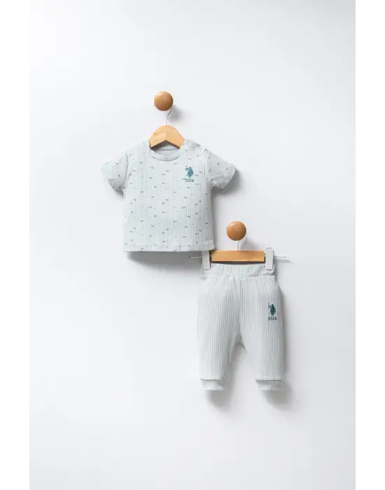 U.s Polo Bebek 2li Takım Usb2311 Su Yeşili