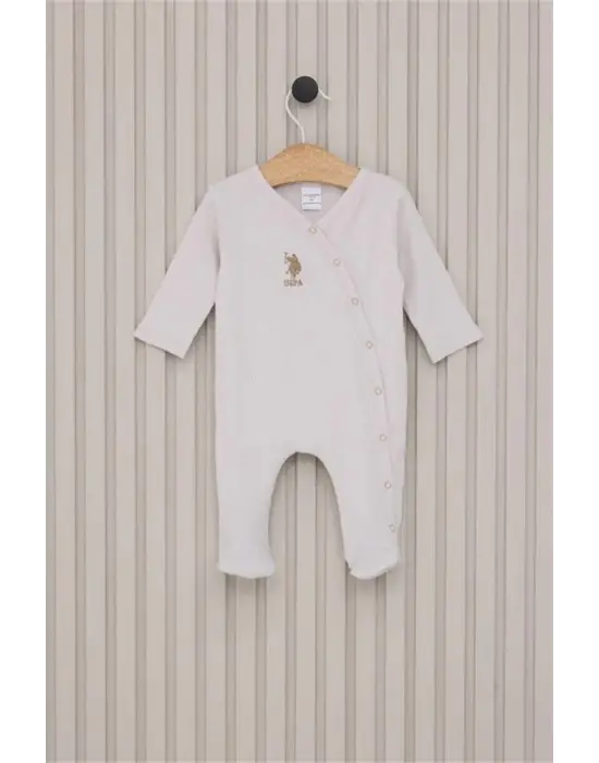 Omarı Kadife Detaylı Patikli Tulum Kum Tonu