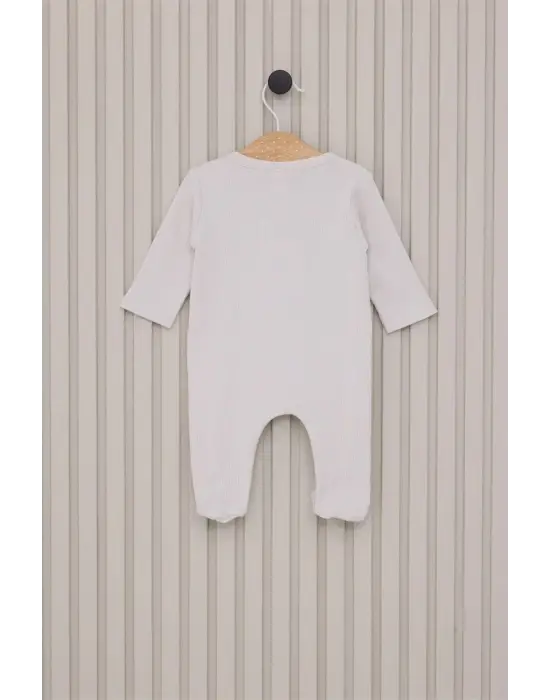 Omarı Kadife Detaylı Patikli Tulum Kum Tonu