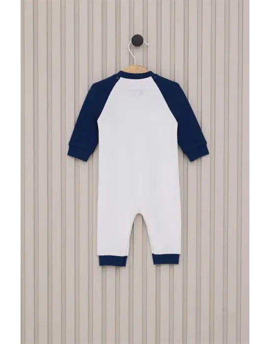 Omarı Krem Renkli Patiksiz Tulum